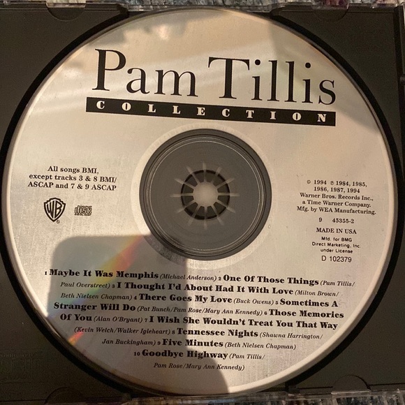 Pam Tillis “Homeward Looking Angel”- CD USED - Picture 4 of 4